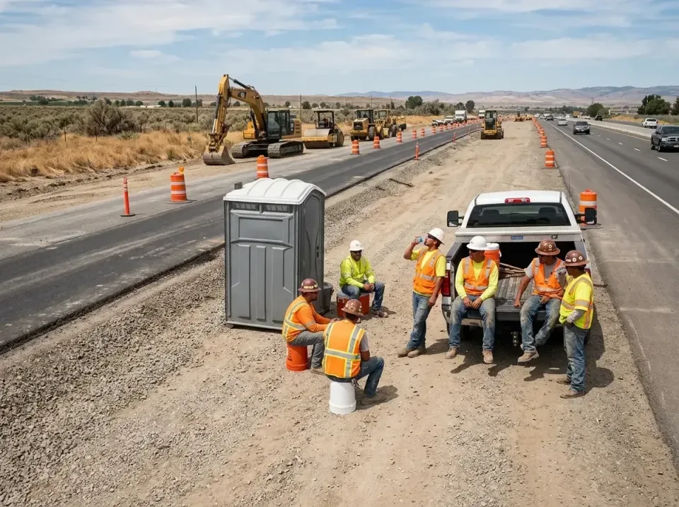 highway-road-construction-crew-007 — frequently asked questions, Porta Potty and Restroom Rentals in Wrangell, AK